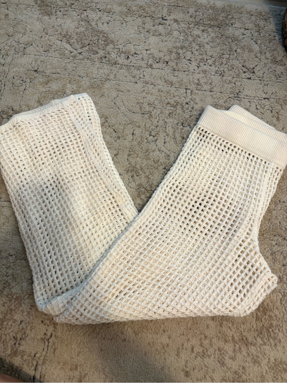 Crochet cover-up pants
